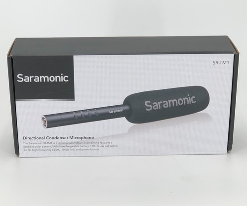 Saramonic SR-TM1 Super-Cardioid Broadcast XLR Shotgun Condenser Microphone 11" - Picture 2 of 7