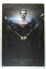 Man of Steel 2013 Superman Double sided Original Movie Poster 27" x 40"