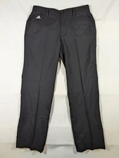 Adidas Pants Men's 32x32 Chino Climalite Golf Preppy Performance Black