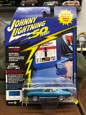 Miniature Johnny Lightning White Lightning – GTO Judge (blanche) NEUVE