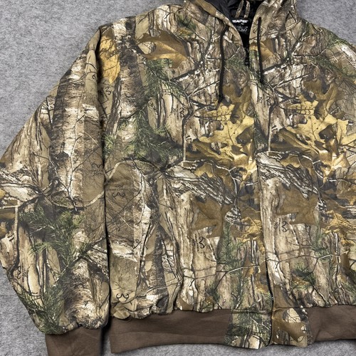Realtree Jacket Mens 2XL Camo Insulated Hooded Hunting Coat - Picture 3 of 15