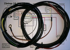 Kabelstrang / Kabelbaum für die Zündapp DB 200 und DB 201 (alte Ausfg.), Satz
