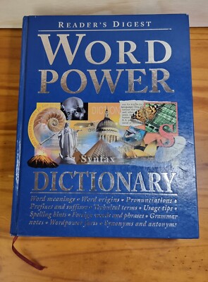 Word Power Dictionary by Reader's Digest (Hardcover, 2001)  Educational Book 