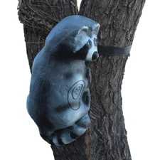 KHAMPA 3D Raccoon Archery Target Tree-Climbing Self-Healing  w/ adjustable Strap