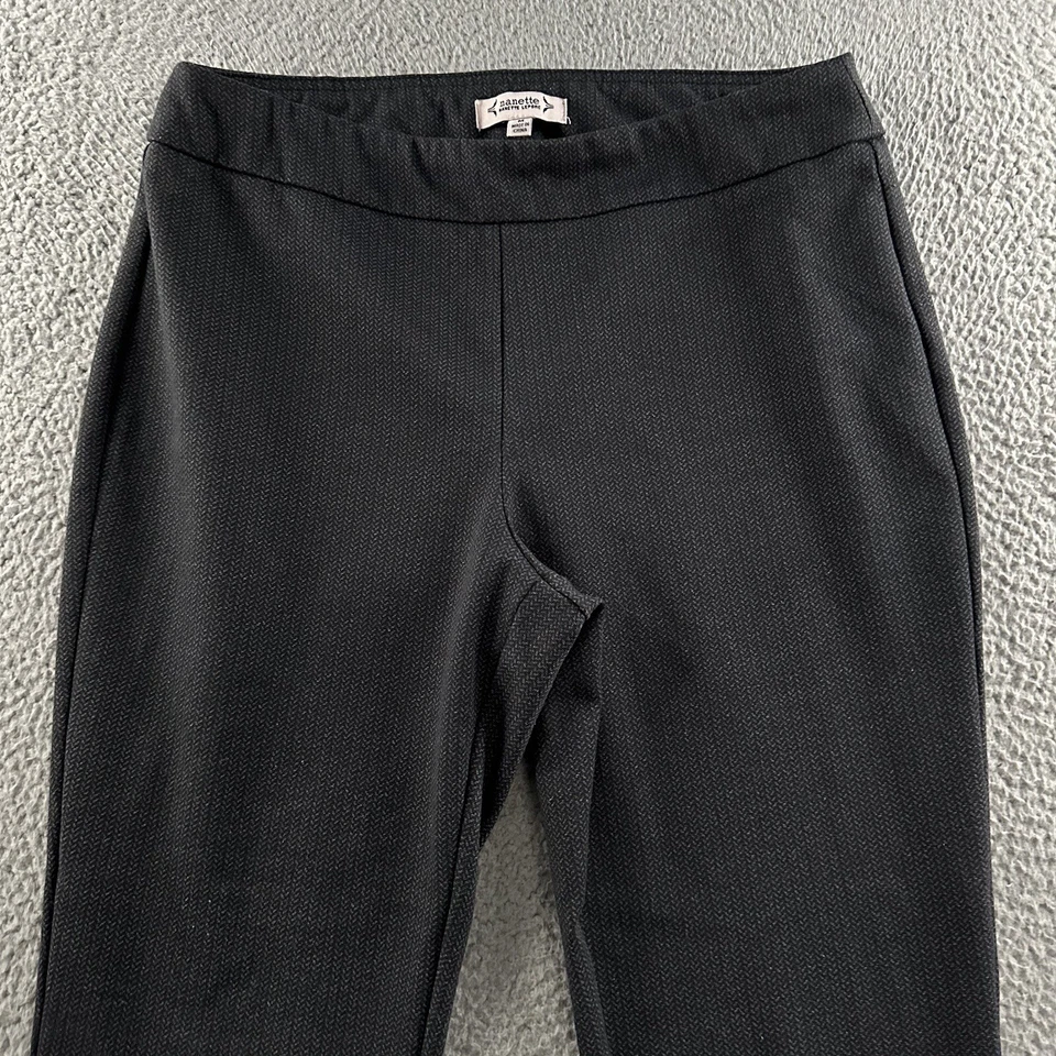 Брюки женские Nanette Lepore серые черные размер средний без застежек буткат вискозная смесь - Изображение 2 из 4