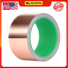 Copper Foil Tape with Conductive Adhesive for Guitar  EMI Shielding 2 x 33 