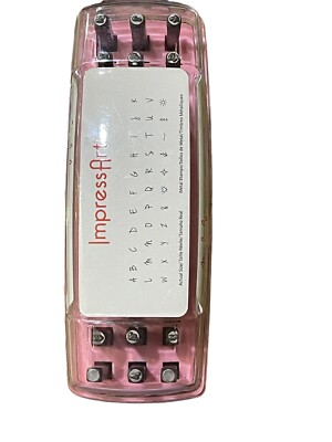 ImpressArt Melody 3mm Uppercase Metal Stamp Set 33pc | eBay