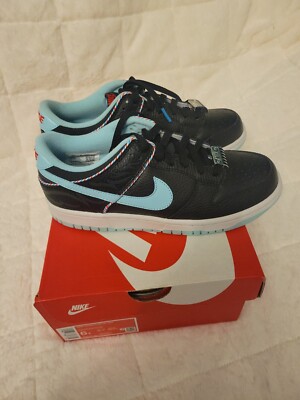 Nike Dunk Low SE GS Barber Shop DN3351-001 Size 6Y Black Unisex Lace-Up Sneaker 