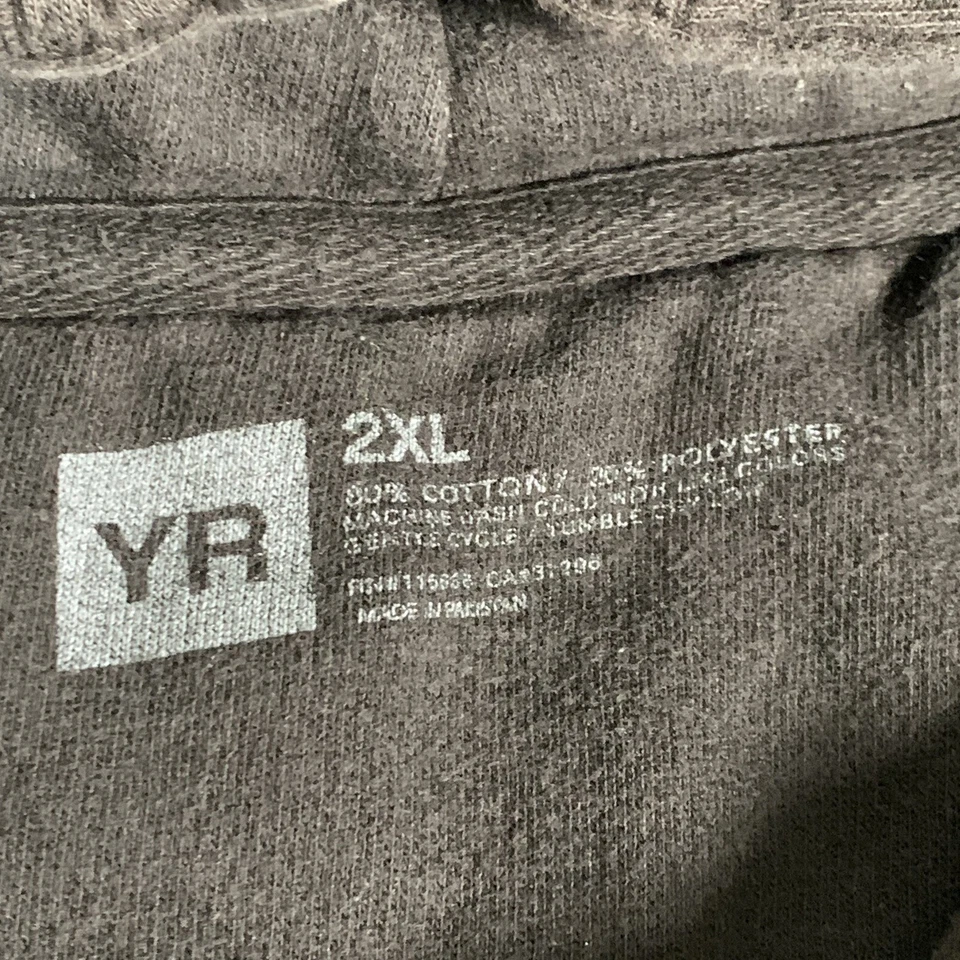 Sudadera Young & Reckless Para Hombres 2XL Sudadera con Capucha Cordón Pintura Salpicaduras XXL Patinador Foto 2 de 4