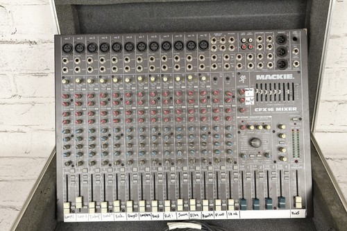 Mackie CFX 16 MIXER 16-Channel Live Sound Mixer Board w/ Case & Power Cord - Picture 2 of 20