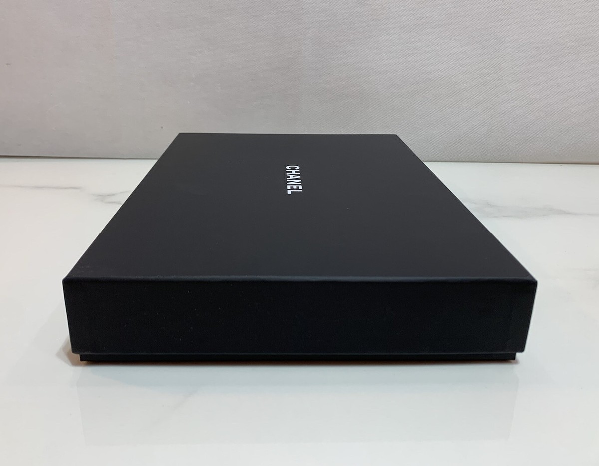 Authentic Chanel Gift Box 12.25”x 8.75” x 2” with Card