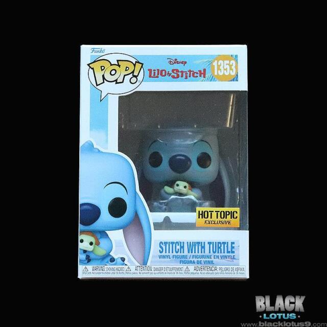 Funko Pop! Stitch with Turtle Lilo & and Disney Hot Topic IN STOCK 1353