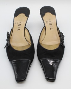 pointed toe mules with bow