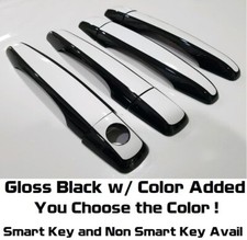 Custom Black Or Color Door Handle Overlays 2004-2009 Cadillac Srx You Pick Clr