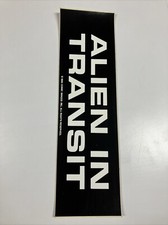 1985 Marvel Bumper Sticker From Comic Images Alien In Transit 12x3.5 1985 Marvel Bumper Sticker From Comic Images Alien In Transit 12x3.5