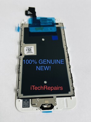 Apple SERVICE Pack iPhone 6S LCD Assembly White w/ Proximity Sensor, Home Button