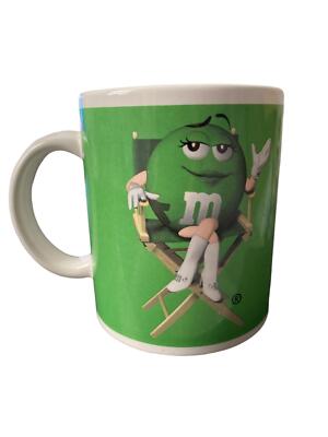 Vintage M&M's Green Directors Chair Character Mug Cup by Cyrk, Inc