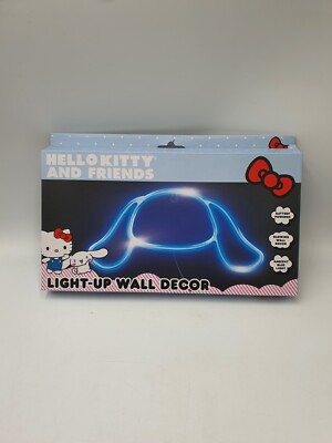 Hello Kitty and Friends Cinnamoroll beleuchtet Wanddeko Leuchtreklame USA exklusiv