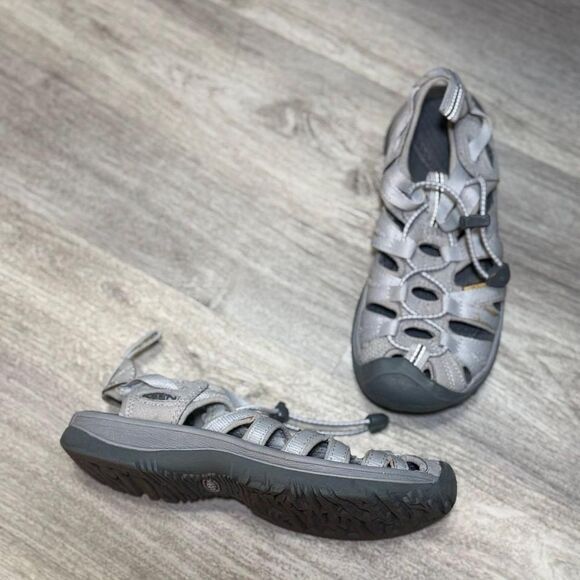 Sandali Keen escursionismo impermeabili donna 6 5 grigi lavabili prezzo al pubblico consigliato $120