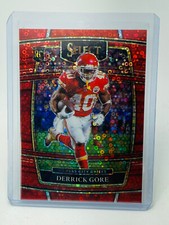 2021 Panini Select Derrick Gore RC Concourse No Huddle Red #01/49 Team Colors!
