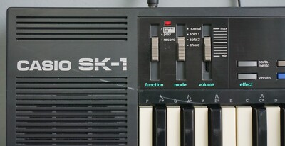 Casio SK-1 サンプラー