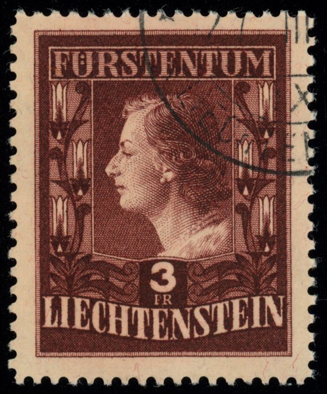 Liechtenstein Scott# 260, USED, VF-XF w/ Certificate SCV $110 (55863)