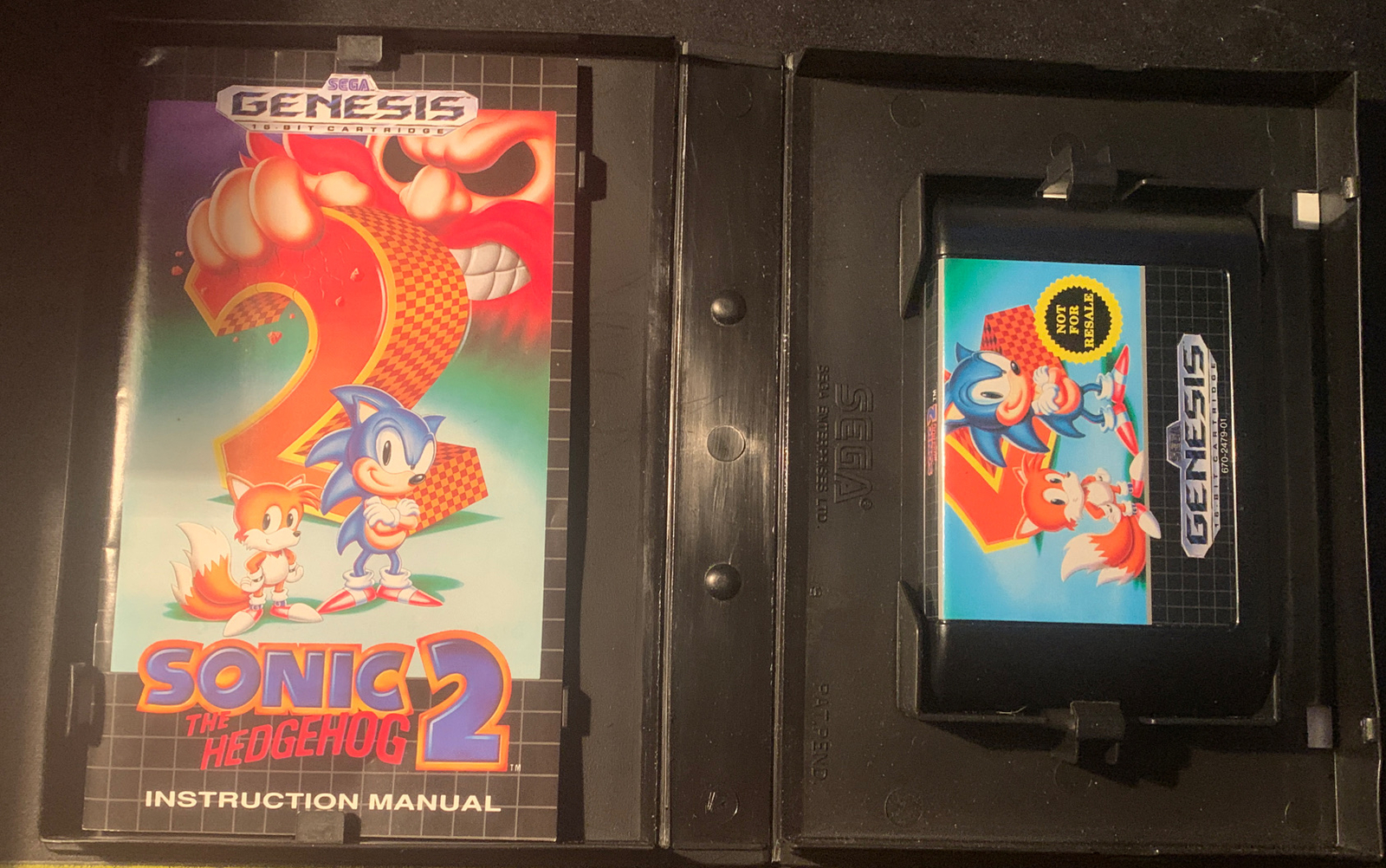 Sonic the Hedgehog 2 (Sega Genesis, 1992) Not for Resale