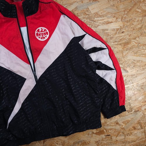 Eintracht Frankfurt Puma Windbreaker Jacket Vintage Football Soocer Bundesliga L - Picture 9 of 11