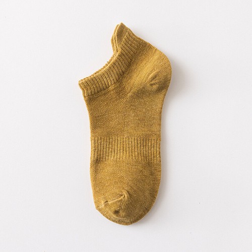 Calcetines de malla de algodón para hombre de corte bajo calcetines de tobillo cortos lisos calcetines informales para barco✔ - Imagen 18 de 27