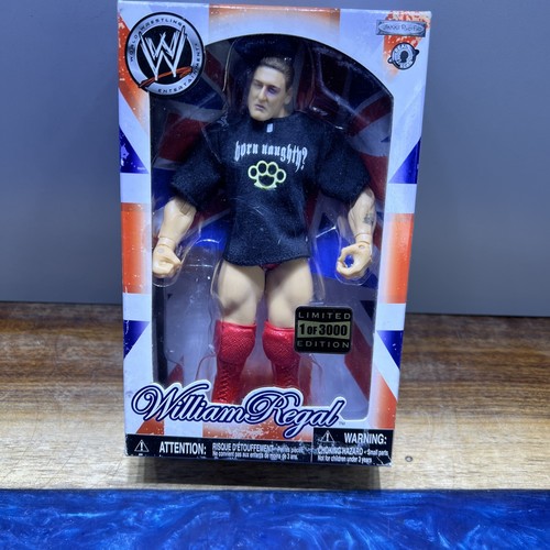 WWE Limited Exclusive William Regal Wrestling Figur Jakks 1/3000 Born Naughty