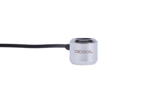 Alphacool Aurora HardTube LED Ring 13mm Chrome - RGB - Afbeelding 3 van 5
