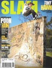 Slam Skateboard Magazine Poon Run Tony Hawk Ryan Wilson Bondi Bowl Poster 2009
