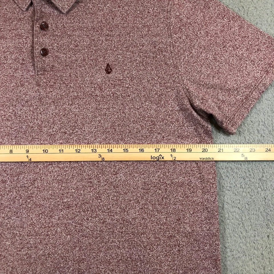 Volcom Polo Shirt Mens XL red - Image 3 of 4