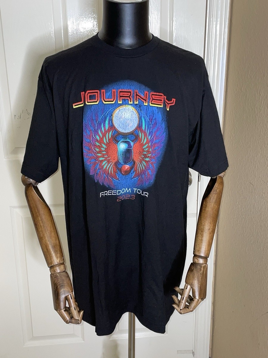 Journey Freedom Tour Band T-Shirt Adult XL Black Tultex Tag | eBay