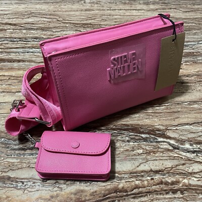 Steve Madden Bag Pink Crossbody Purse w/ Detachable Strap