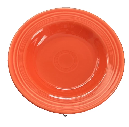 Fiesta Homer Laughlin replacement soup bowl Orange Poppy 2015 9 in 13 oz