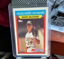 1988 Topps Kmart Memorable Moments Mark McGwire #13