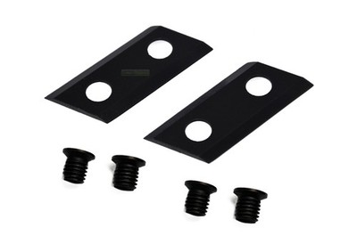 2 x reversible blades for Scheppach GS 45 / GSH 3400-20K garden shredder