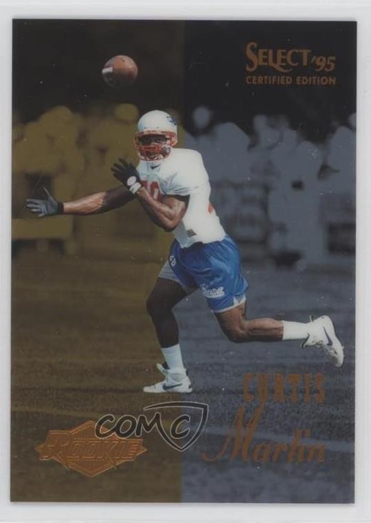 1995 Select Certified Edition Rookie Curtis Martin #117 HOF 10k8