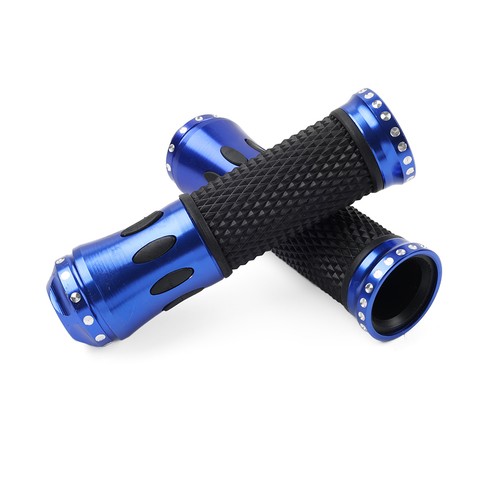 Blau 7/8'' Motorrad-Lenker Lenker Handgriffe für Yamaha für Honda für Suzuki - Picture 9 of 11