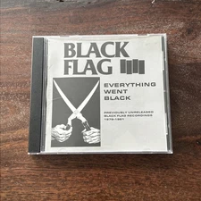 Black Flag – Everything Went Black SST Records – SST-CD-015