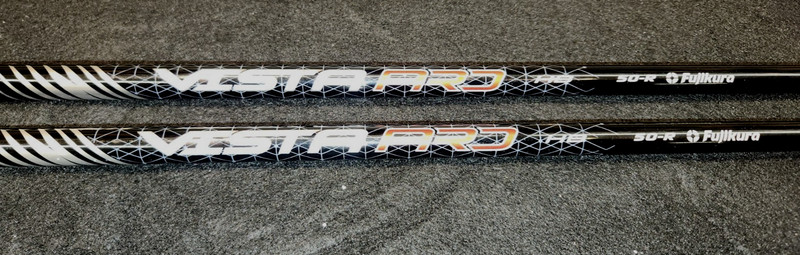 Fujikura Vista Pro HB 50-R Regular Hybrid Shafts w/Titleist Tip 5H&6H