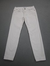 Vineyard Vines Pants Womens 2 White Corduroy Skinny Leg Stretch Ankle Jeans