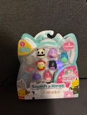 Squishmallows Squish-A-Longs Series 1 SEALED 8 Figure Set Rare Mystery Squish
