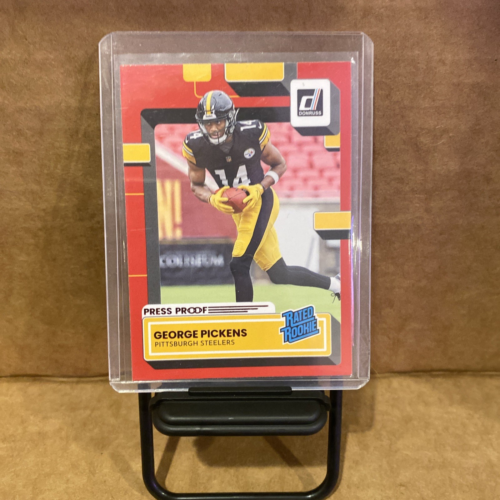 2022 Panini Donruss - Rated Rookie George Pickens #323 Press Proof Red (RC)