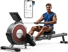 MERACH Rowing Machines for Home, Magnetic Rowing Machine with 16 Levels