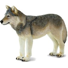 Safari Ltd Gray Wolf Animal Figure 100509 NEW...