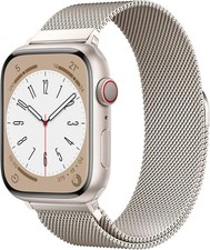 Only Strap For Apple Watch Bands Women Men Original Milanese Metal Adjustable