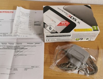 Nintendo 3DS XL Handheld-Spielkonsole - Silber/Schwarz (PAL) | OVP | Getestet