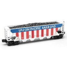 Tolva de carbón calibre O - UNION PACIFIC - ROJO, BLANCO Y AZUL - Artículo nuevo - Envío gratuito